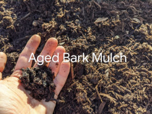 Semi-Aged 3/8 Inch Minus Bark Mulch composting mulch delivery to Maple Ridge