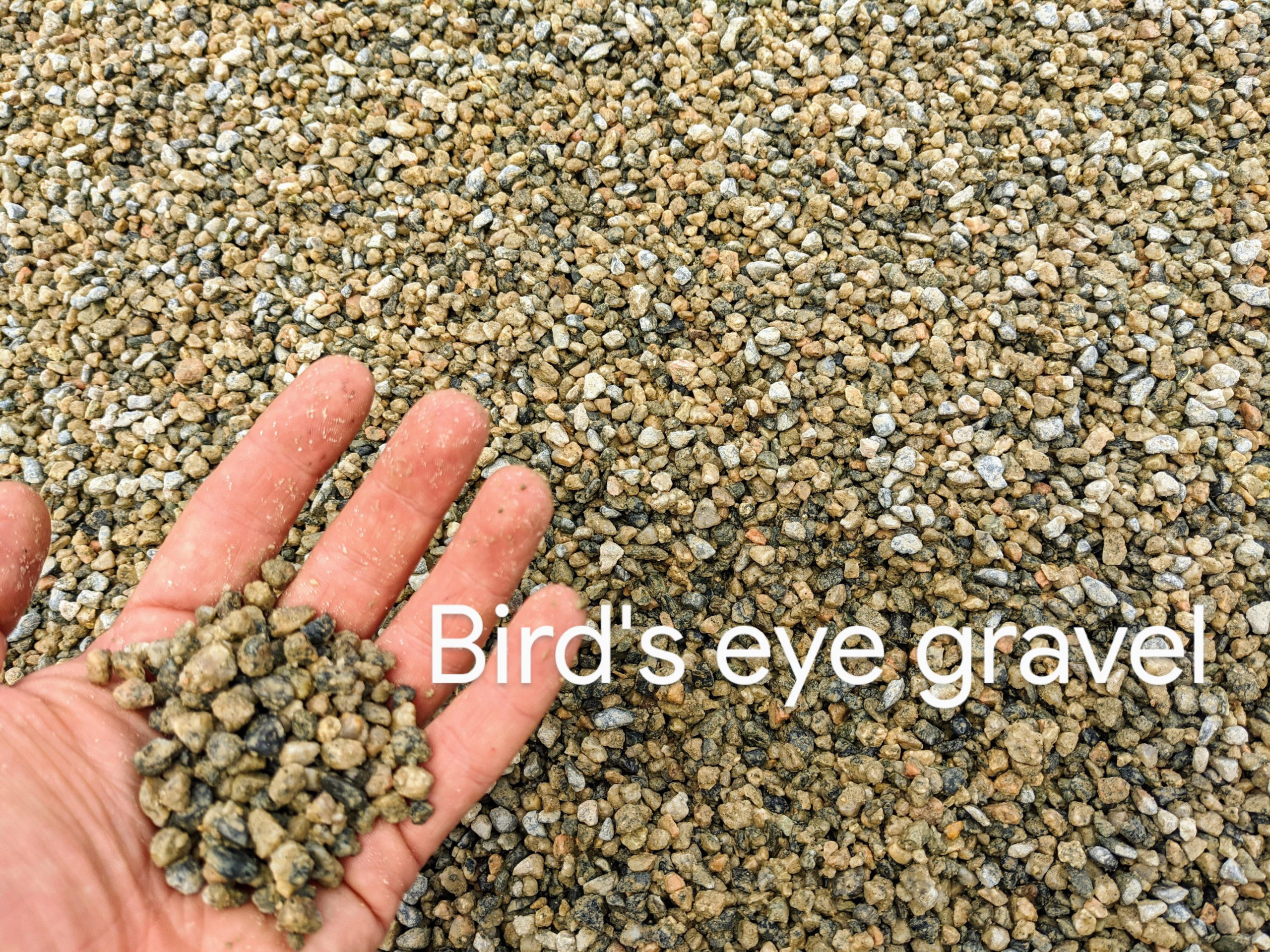 Birds Eye Pea-Sized Gravel bulk delivery Vancouver
