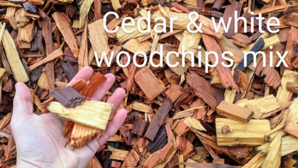 Cedar & White Mix Wood Chips delivered to home in Surrey